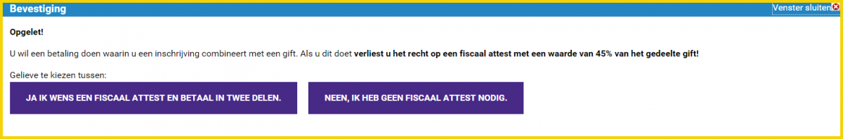 fiscaal attest gift levensloop